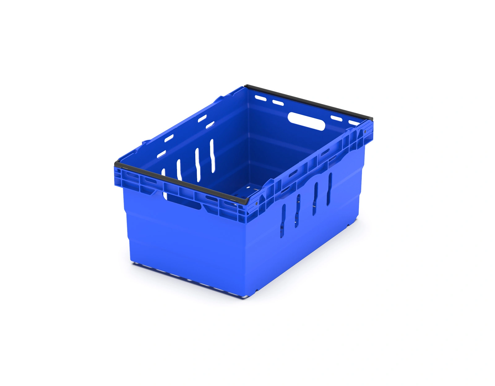 Plastic Crate With Bail Arm 600x400x300mm