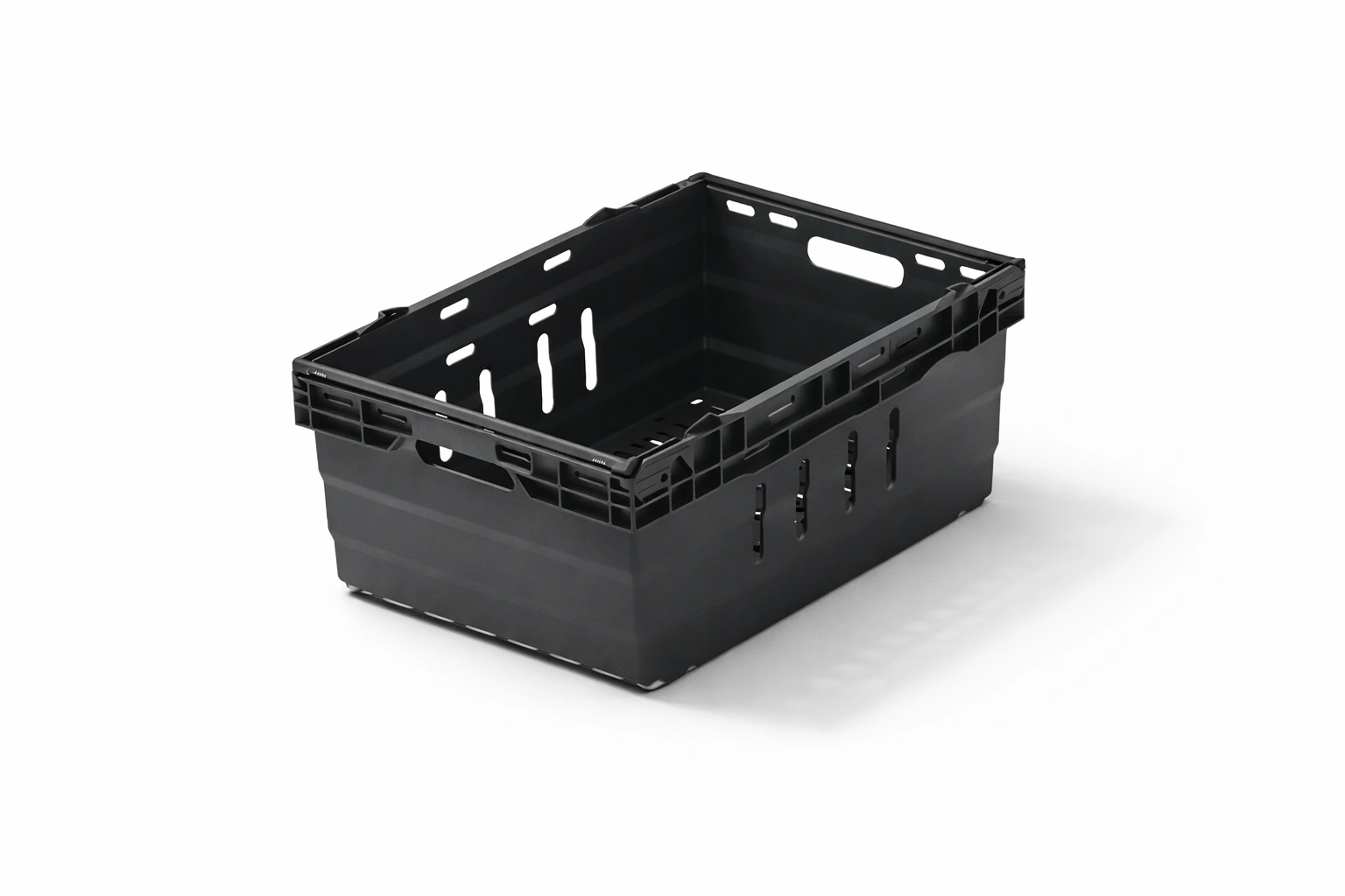Plastic Crate With Bail Arm 600x400x253mm